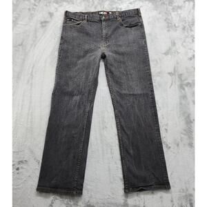 C1RCA Jeans Mens 38 Black Wash Baggy Fit Skateboarding Streetwear Y2K Skater